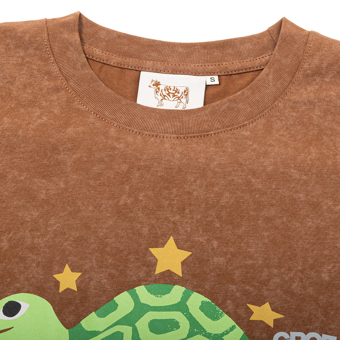 STINGWATER(スティングウォーター)| STINGWATER TURTLE T-SHIRT / ACID BROWN | スノーボード・スケートボードのTACTICS JAPAN