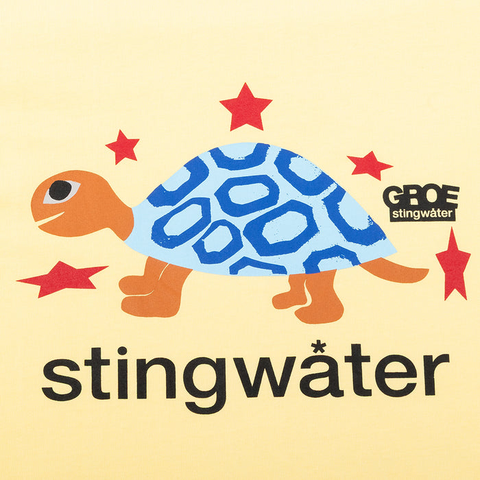 STINGWATER(スティングウォーター)| STINGWATER TURTLE T-SHIRT / YELLOW RINGER | スノーボード・スケートボードのTACTICS JAPAN