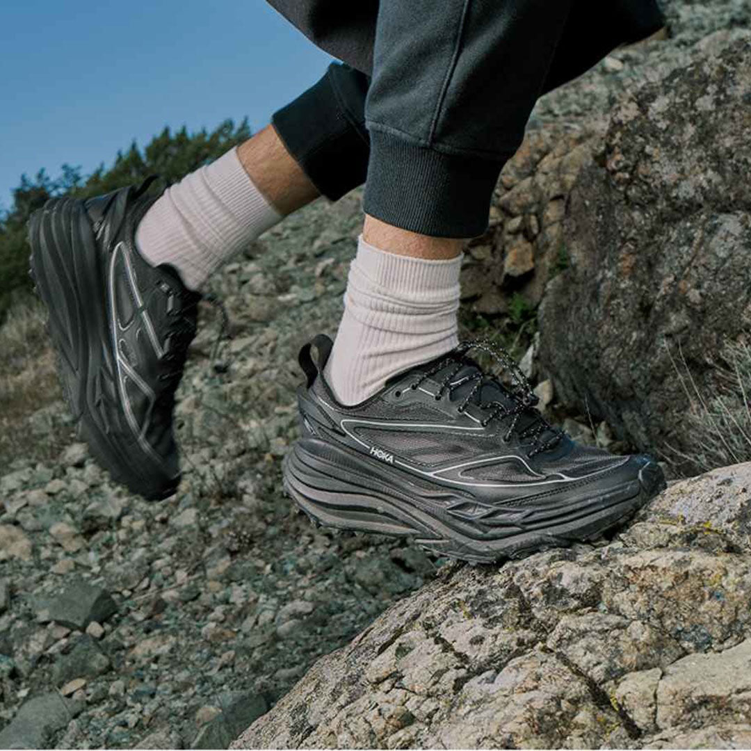 HOKA(ホカ)| STINSON ONE7 / BLACK/SILVER | スノーボード・スケートボードのTACTICS JAPAN
