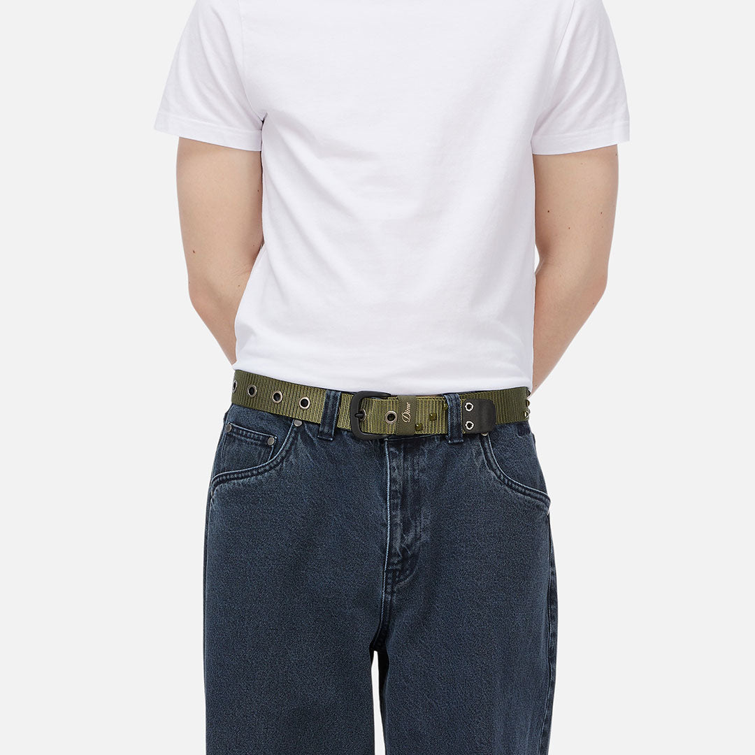 DIME MTL(ダイム モントリオール) | STUDDED BELT / ARMY GREEN | スノーボード・スケートボードのTACTICS JAPAN