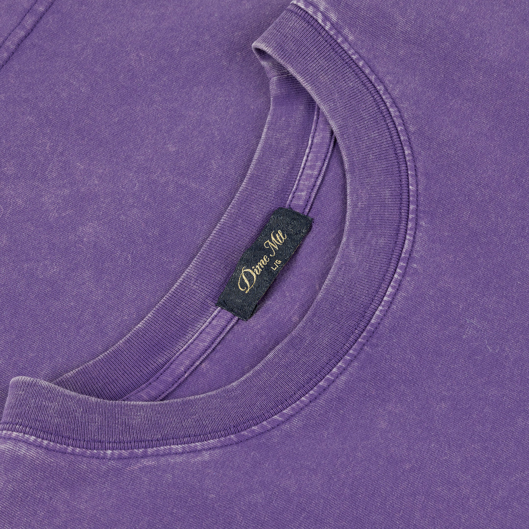 DIME MTL(ダイム モントリオール)| CLASSIC SMALL LOGO T-SHIRT / FADED IRIS | スノーボード・スケートボードのTACTICS JAPAN