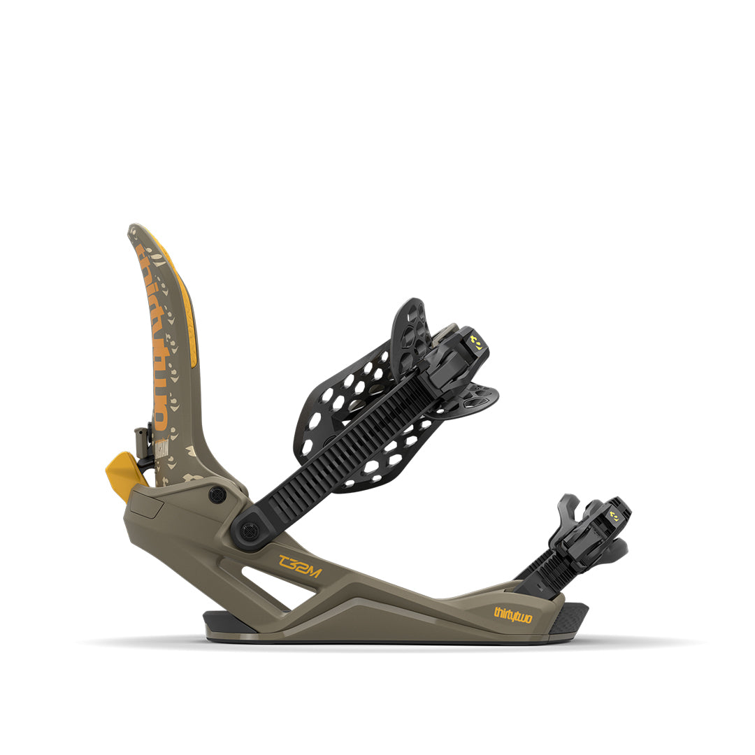 THIRTYTWO(サーティトゥー)| T32M FASE® X CHRIS BRADSHAW SNOWBOARD BINDING 2026 / GREEN | スノーボード・スケートボードのTACTICS JAPAN