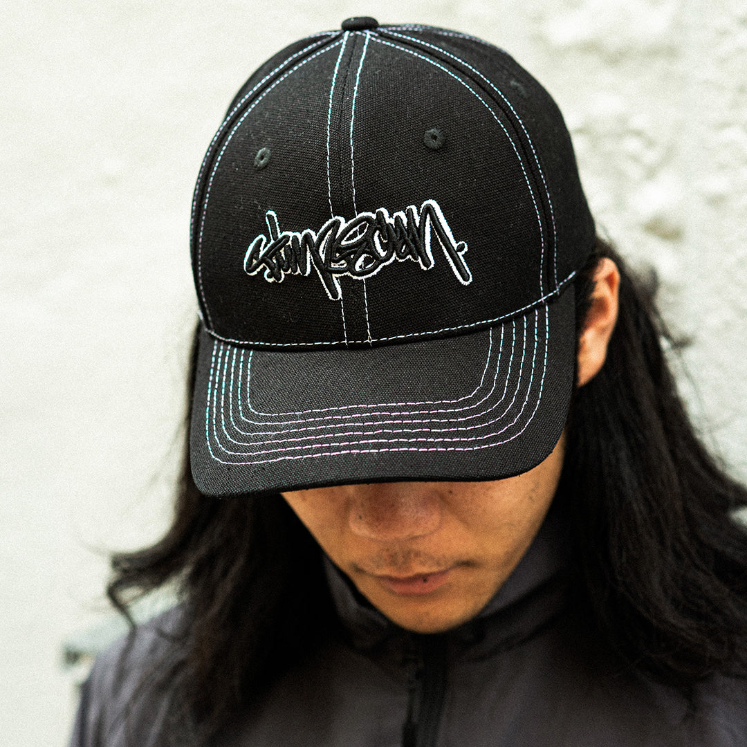 TIMESCAN(タイムスキャン)| SCRIPT LOGO CAPS | スノーボード・スケートボードのTACTICS JAPAN