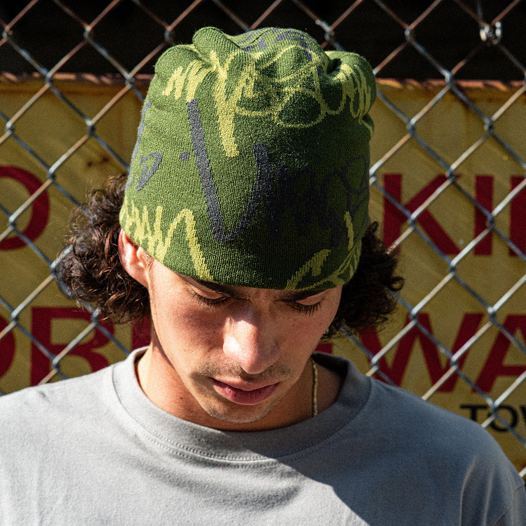 TIMESCAN(タイムスキャン)| SCRIPT REVERSIBLE BEANIE | スノーボード・スケートボードのTACTICS JAPAN
