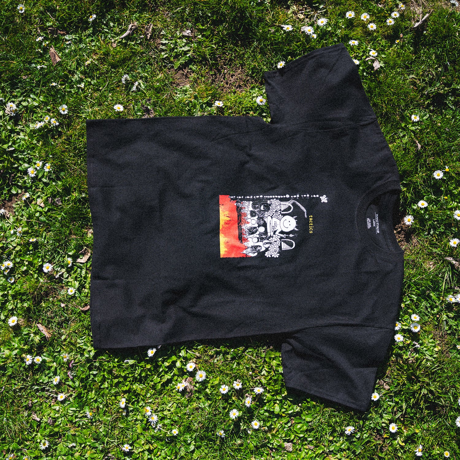 TACTICS(タクティクス)| I KNOW NOTHING T-SHIRT / BLACK | スノーボード・スケートボードのTACTICS JAPAN