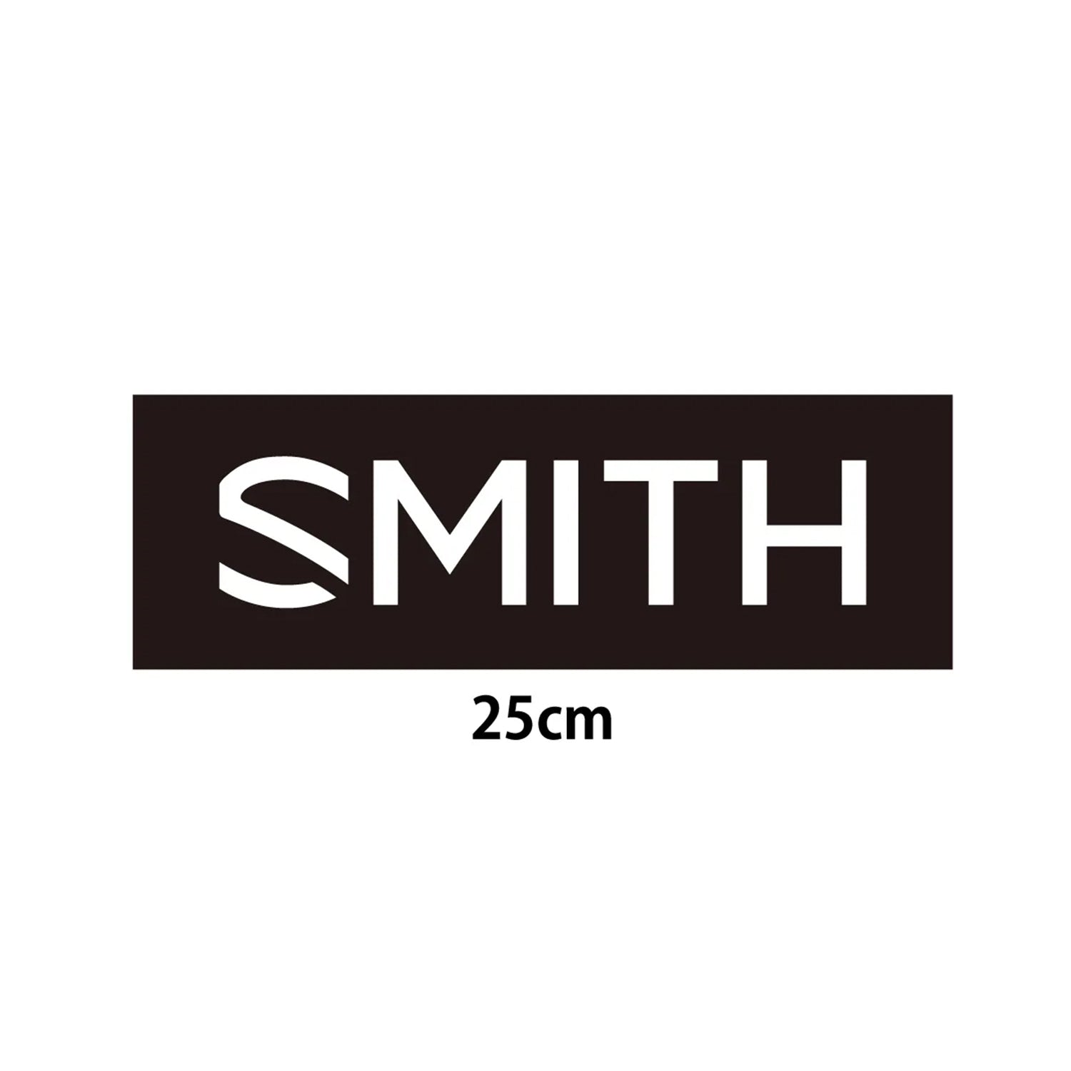 SMITH(スミス)| TEAM STICKER 25CM / BLACK/WHITE | スノーボード・スケートボードのTACTICS JAPAN