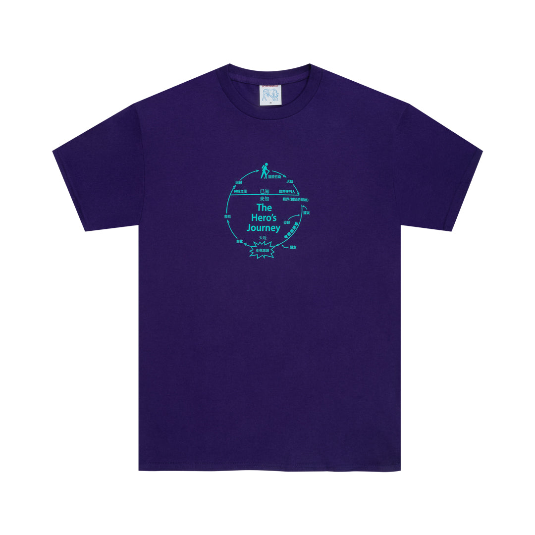 SCI-FI FANTASY(サイファイ ファンタジー)| THE HEROS JOURNEY TEE / SPORT PURPLE | スノーボード・スケートボードのTACTICS JAPAN