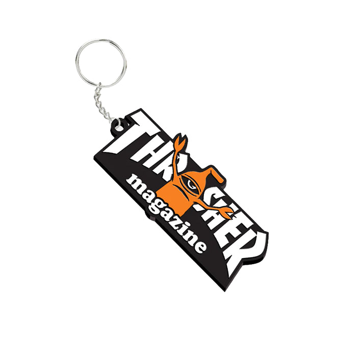 THRASHER X TOY MACHINE 3 KEYCHAIN