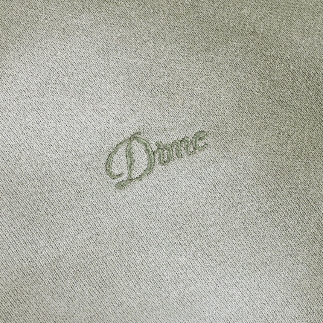 DIME MTL(ダイム モントリオール)| CROPPED ZIP HOODIE / GREEN WASHED | スノーボード・スケートボードのTACTICS JAPAN