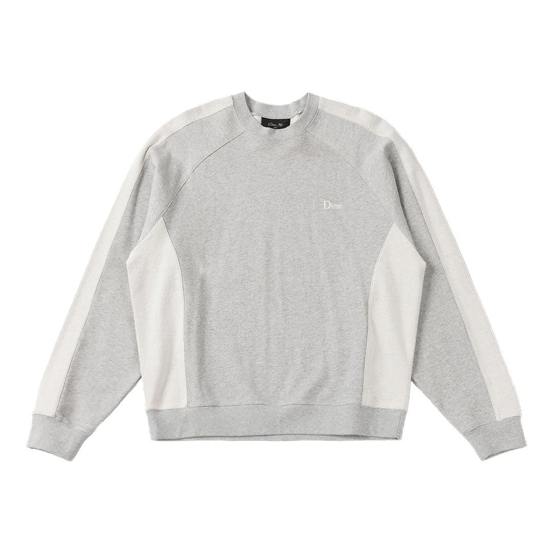 DIME(ダイム)| REVERSED FRENCH TERRY CREWNECK / ASH | スノーボード・スケートボードのTACTICS JAPAN