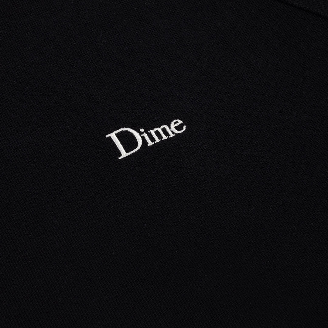 DIME(ダイム)| REVERSED FRENCH TERRY CREWNECK / BLACK | スノーボード・スケートボードのTACTICS JAPAN