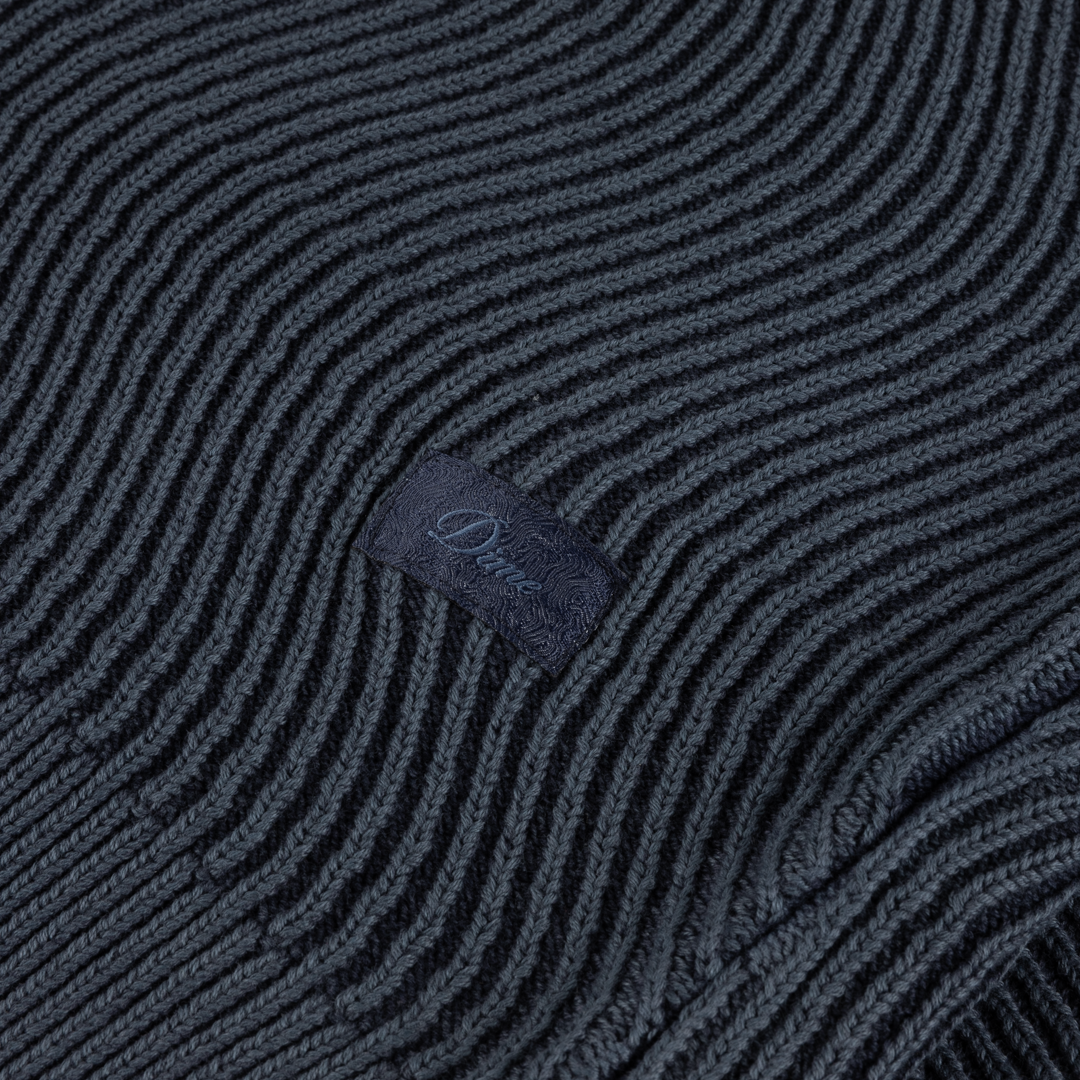 DIME MTL(ダイム モントリオール)| WAVE KNIT SWEATER / NAVY | スケートボード・スノーボードのTACTICS JAPAN