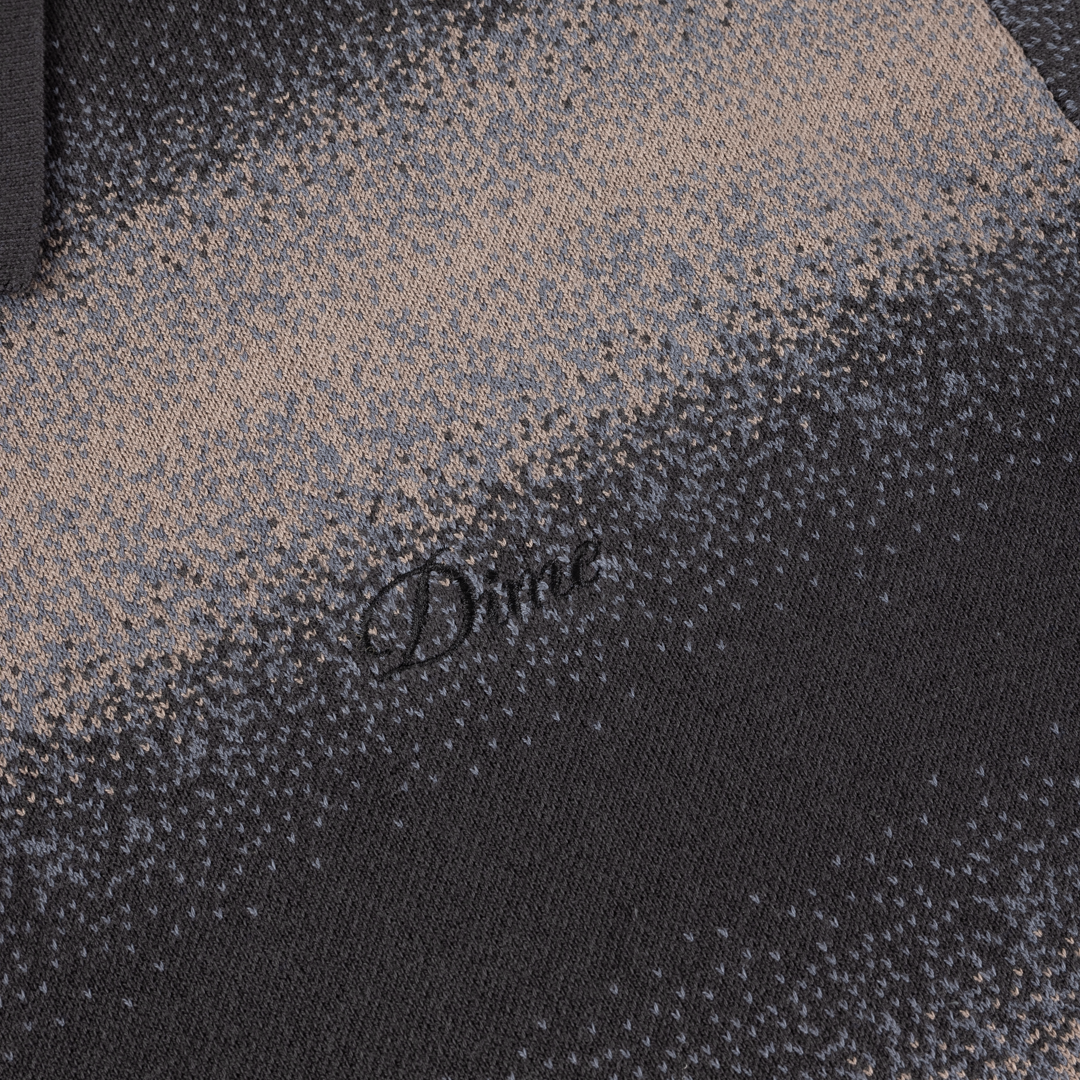 DIME MTL(ダイム モントリオール)| STRIPED RUGBY KNIT / CHARCOAL MULTI | スケートボード・スノーボードのTACTICS JAPAN