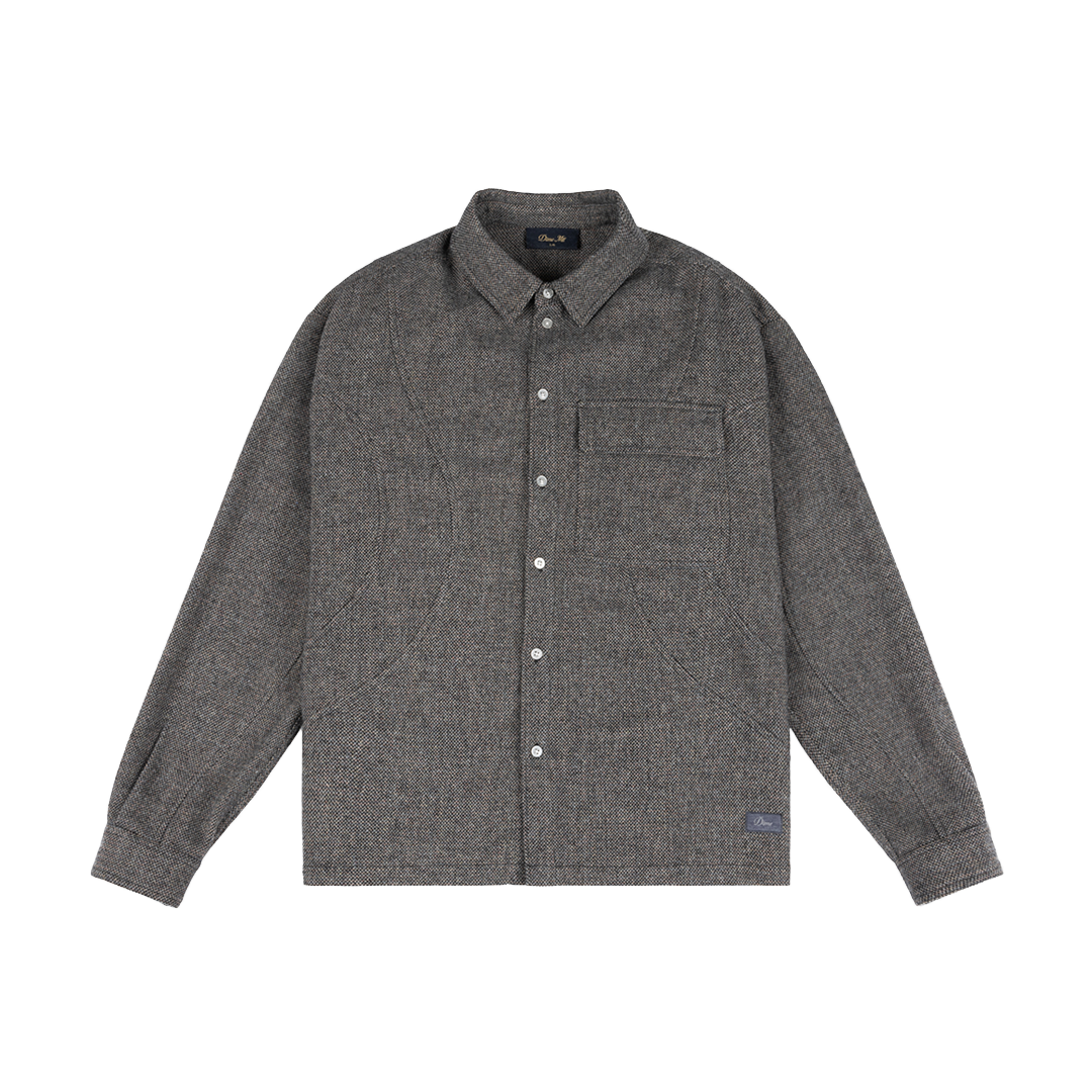 DIME MTL(ダイム モントリオール)| WOOL OVERSHIRT / SILVER | スケートボード・スノーボードのTACTICS JAPAN