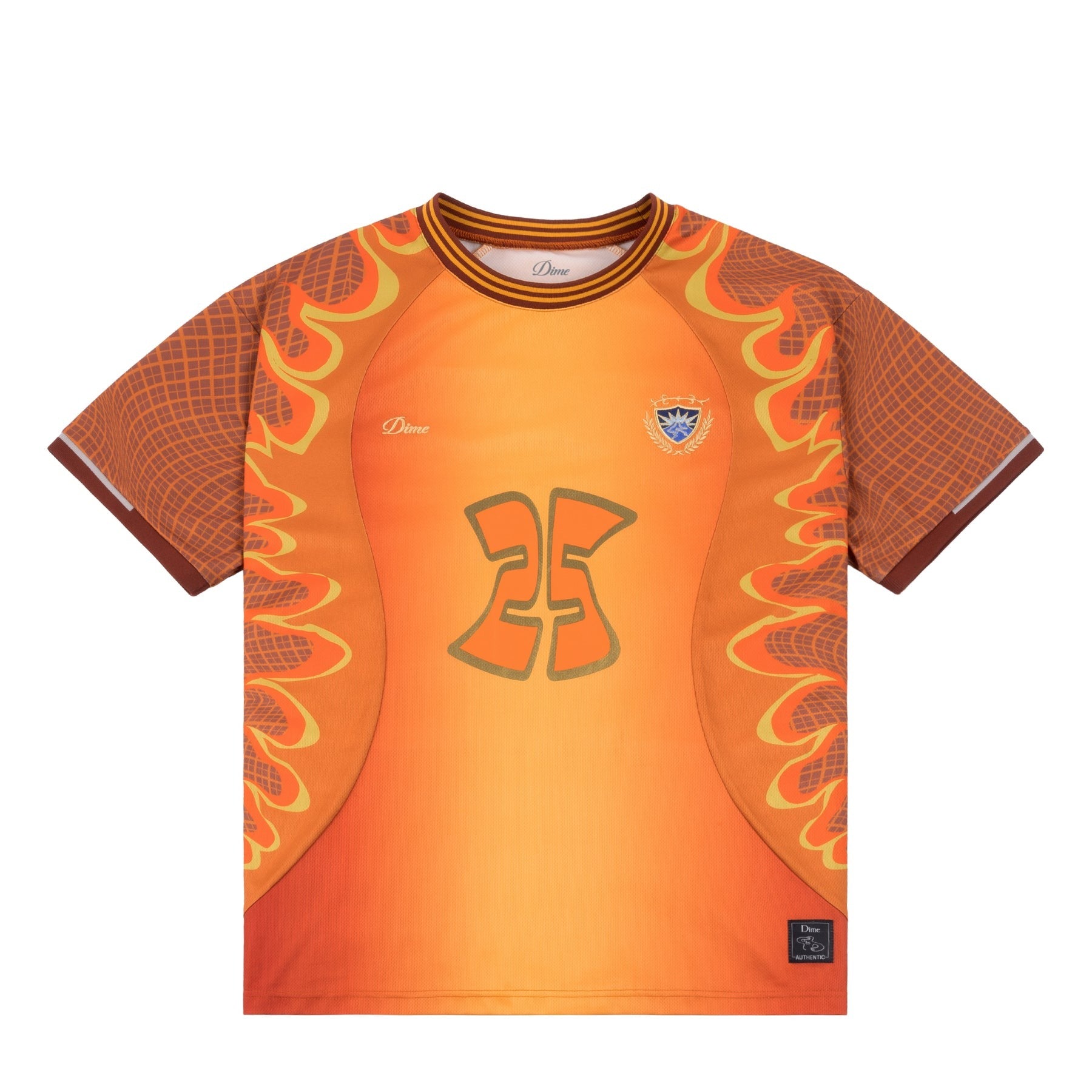 DIME MTL(ダイム モントリオール)| HOLY FLAME JERSEY / GOLD FIRE | スノーボード・スケートボードのTACTICS JAPAN