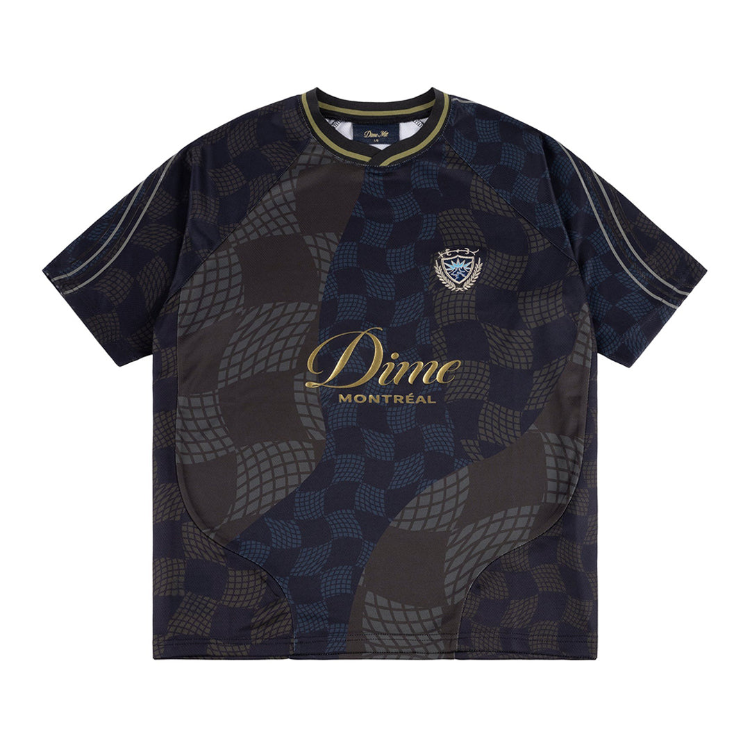 DIME MTL(ダイム モントリオール)| CHECKERED HOME JERSEY / BLACK | スノーボード・スケートボードのTACTICS JAPAN