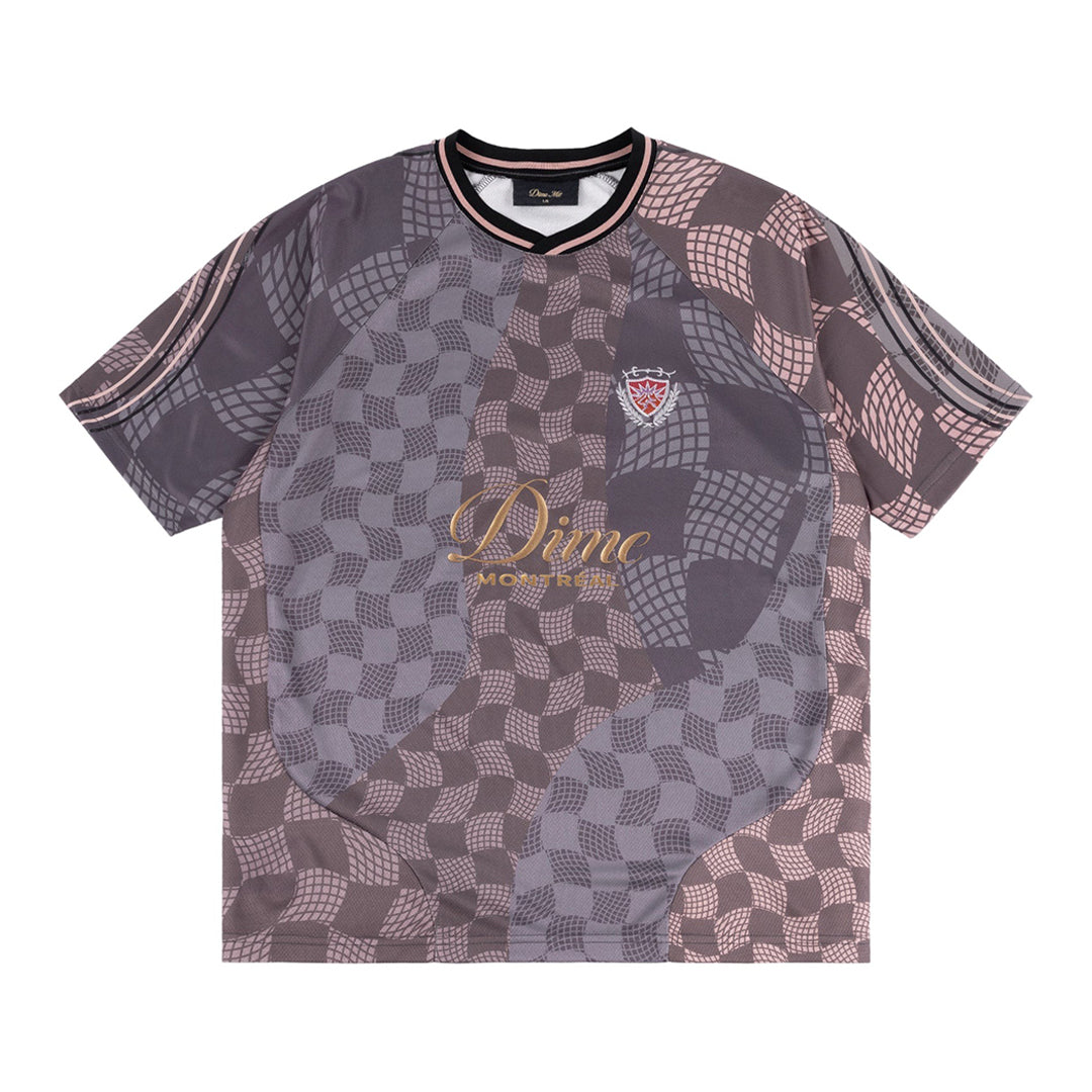 DIME MTL(ダイム モントリオール)| CHECKERED HOME JERSEY / GRAY | スノーボード・スケートボードのTACTICS JAPAN