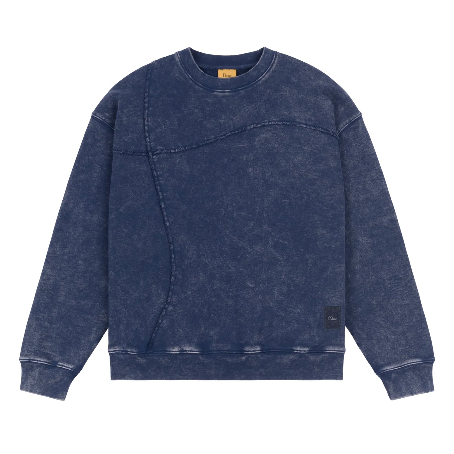 REVERSE STITCH CREWNECK / NAVY