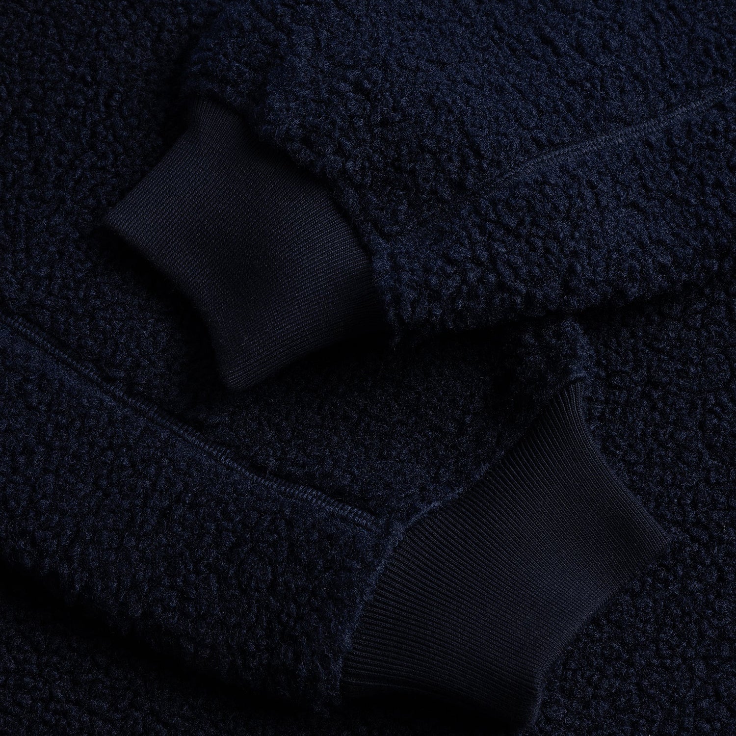 POLAR FLEECE SHERPA ZIP / NAVY
