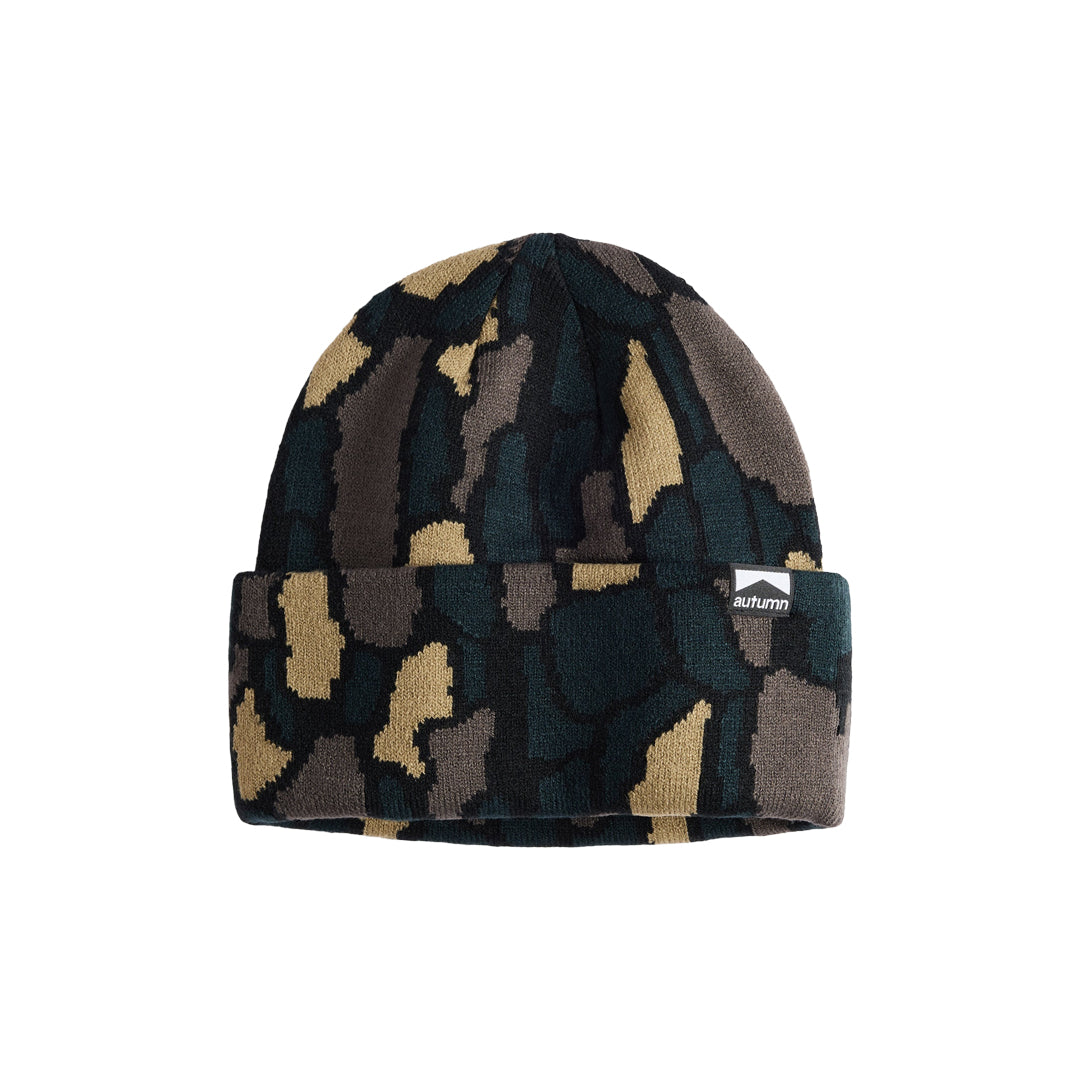 AUTUMN HEADWEAR(オータム ヘッドウェア)| TREEBARK BEANIE / BLACK | スノーボード・スケートボードのTACTICS JAPAN