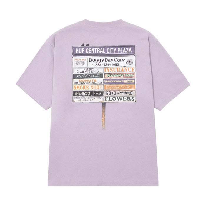 PLAZA TEE / DUST PURPLE