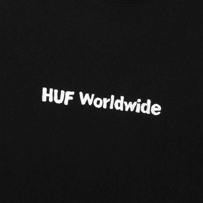 HUF(ハフ)| MERIDA TEE / BLACK | スノーボード・スケートボードのTACTICS JAPAN