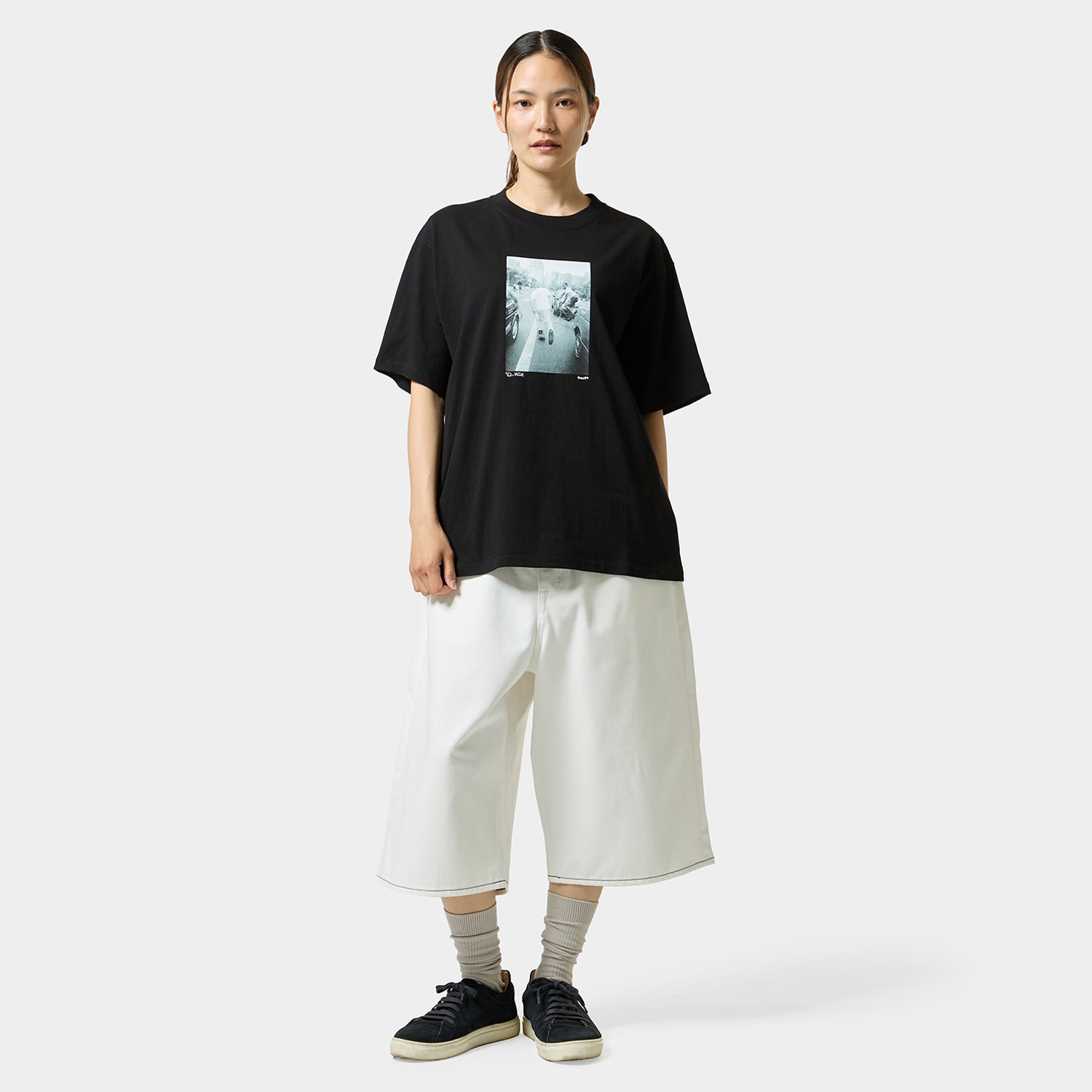 FIGHT THE TRAFFIC S/S TEE / BLACK
