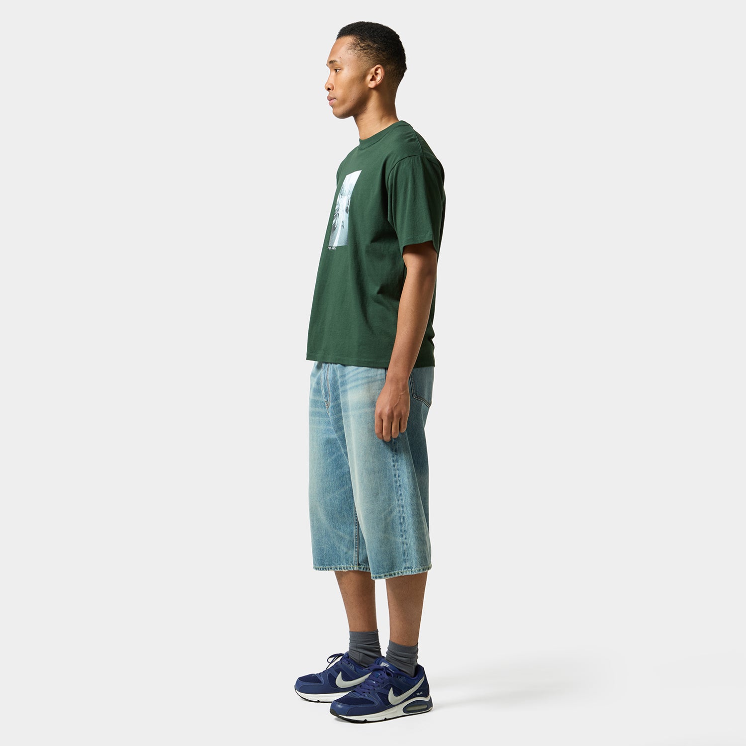 FIGHT THE TRAFFIC S/S TEE / FOREST GREEN