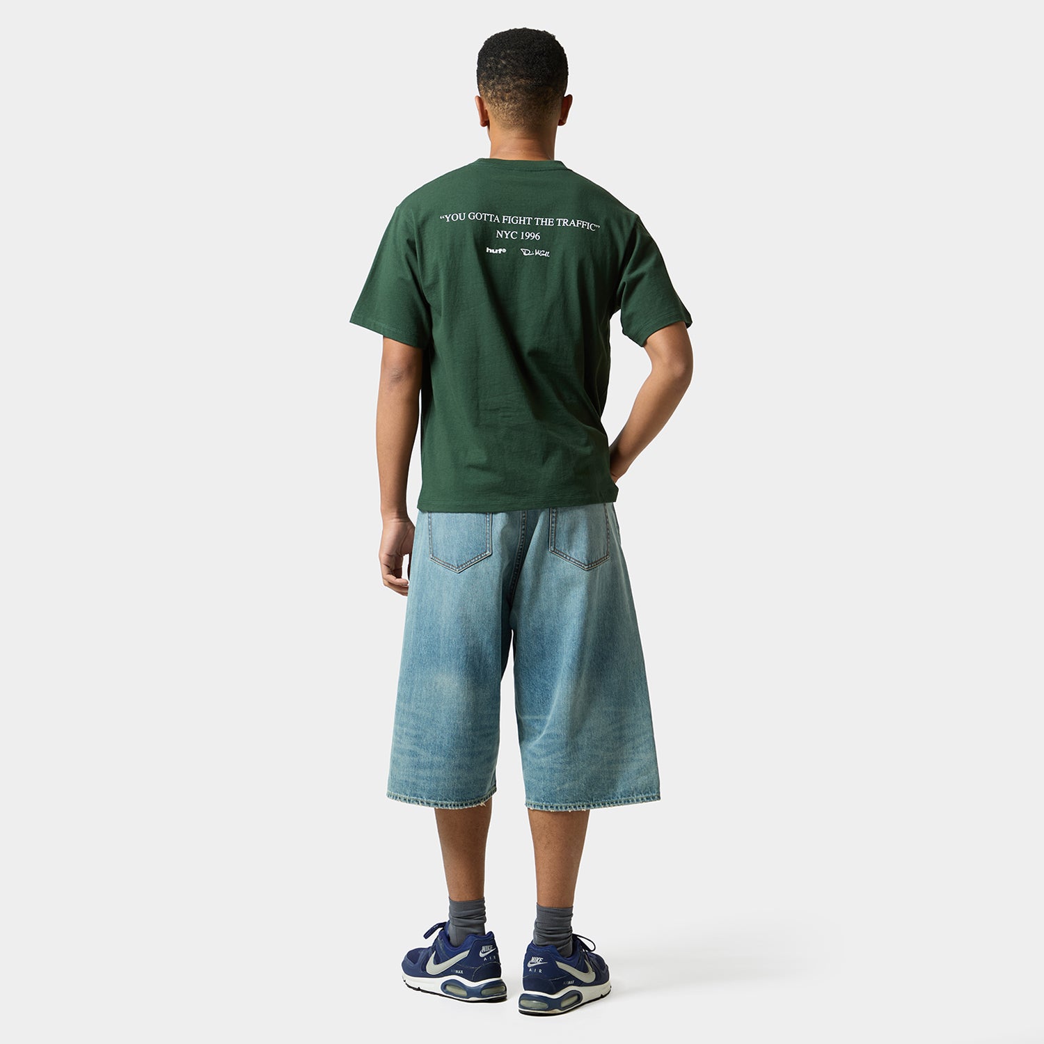 FIGHT THE TRAFFIC S/S TEE / FOREST GREEN