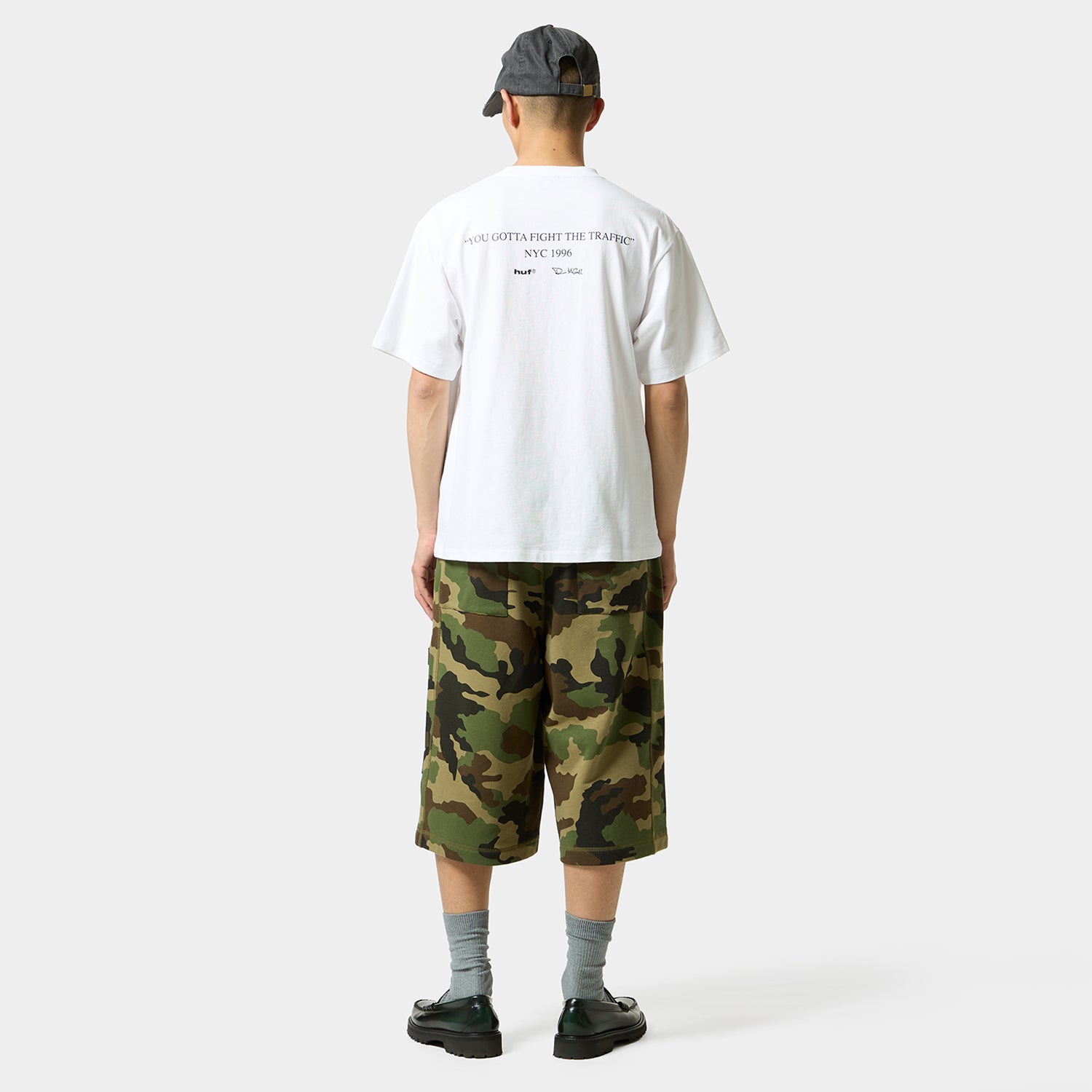 FIGHT THE TRAFFIC S/S TEE / WHITE