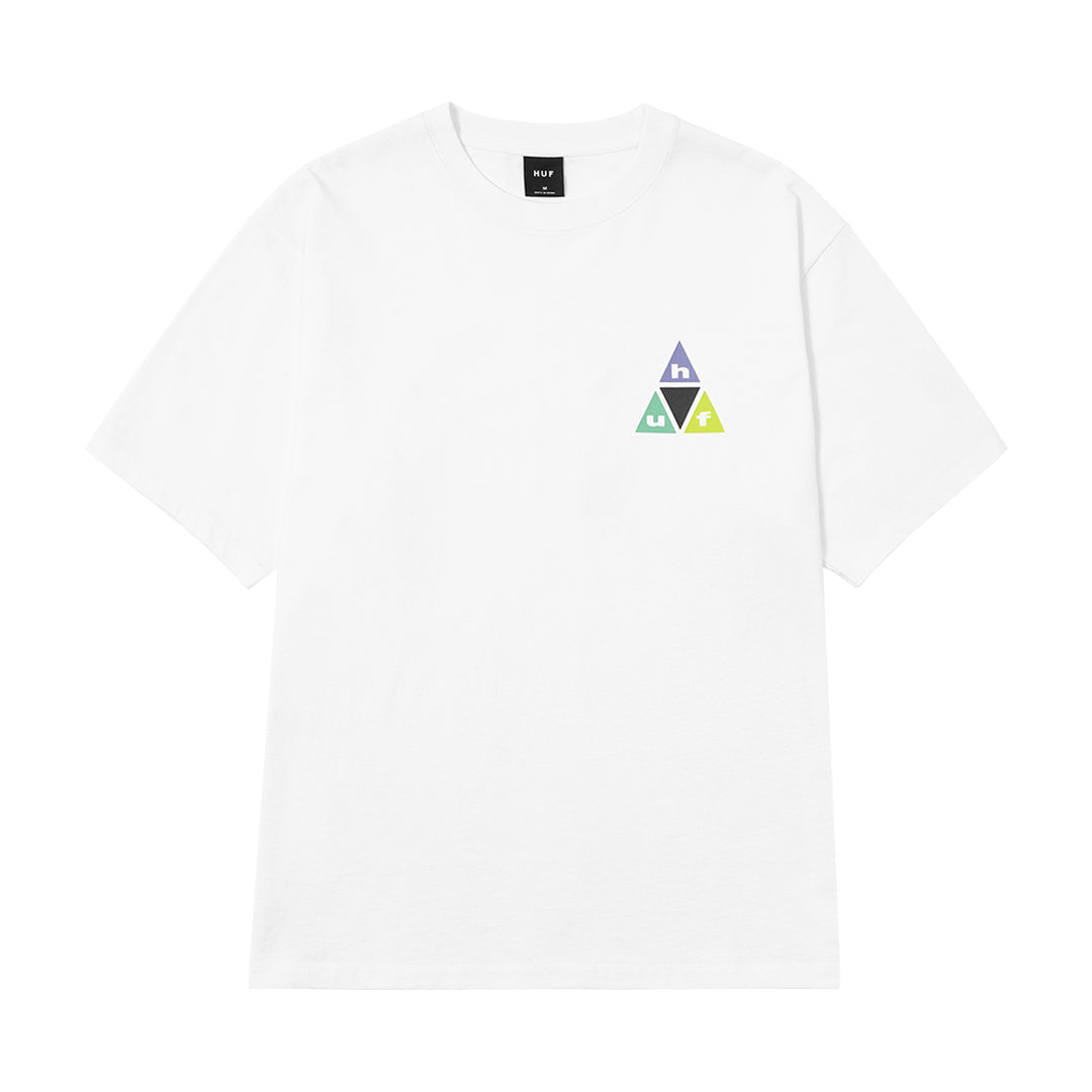 HUF WORLDWIDE(ハフ ワールドワイド)| PRISM TT SS TEE / WHITE | スノーボード・スケートボードのTACTICS JAPAN