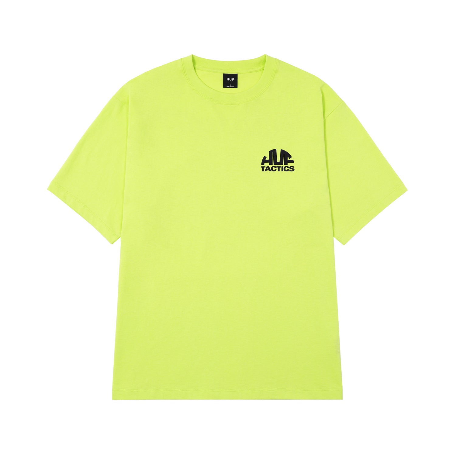 HUF X TACTICS MIXER TEE / SAFETY GREEN