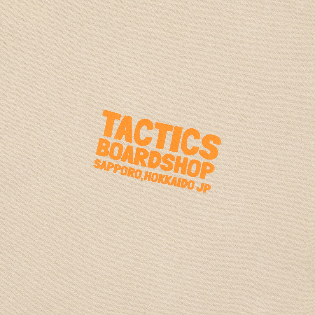BOARD SHOP SAPPORO SS T-SHIRT / SAND BEIGE