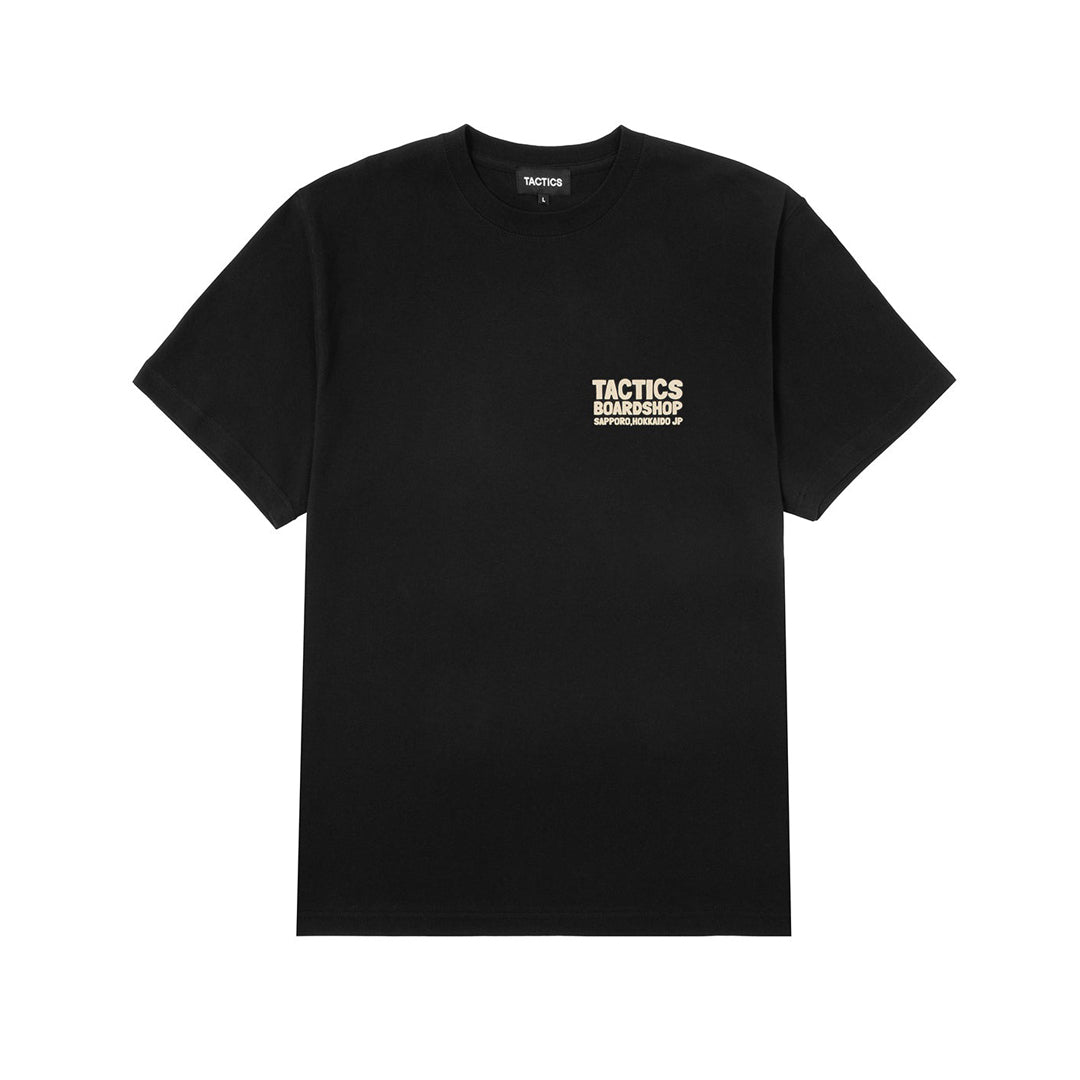 BOARD SHOP SAPPORO SS T-SHIRT / BLACK