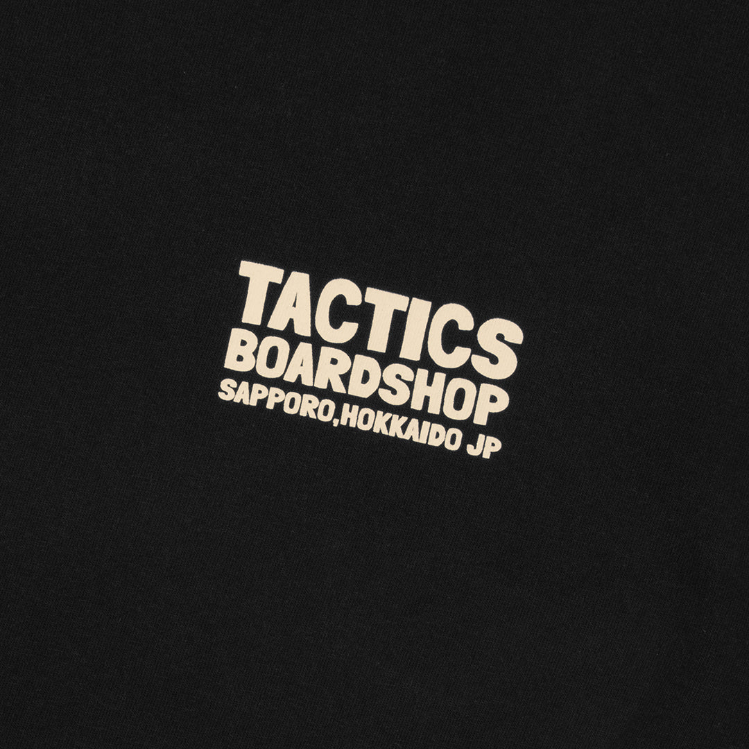 BOARD SHOP SAPPORO SS T-SHIRT / BLACK