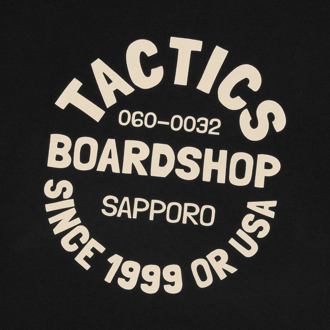 BOARD SHOP SAPPORO SS T-SHIRT / BLACK