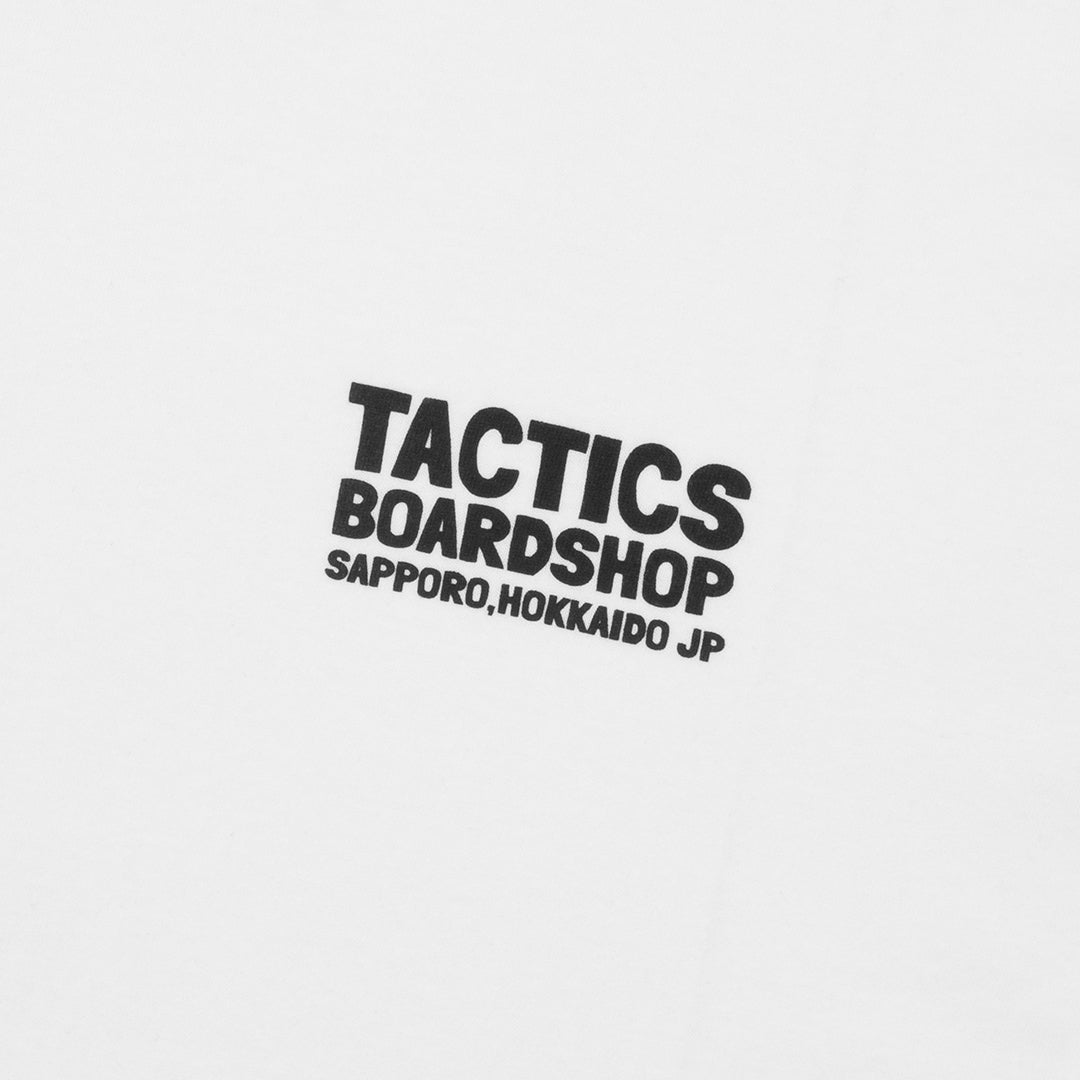 BOARD SHOP SAPPORO SS T-SHIRT / WHITE