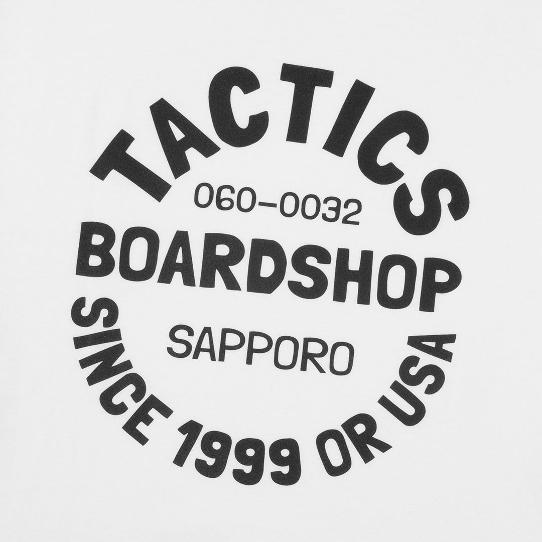 BOARD SHOP SAPPORO SS T-SHIRT / WHITE