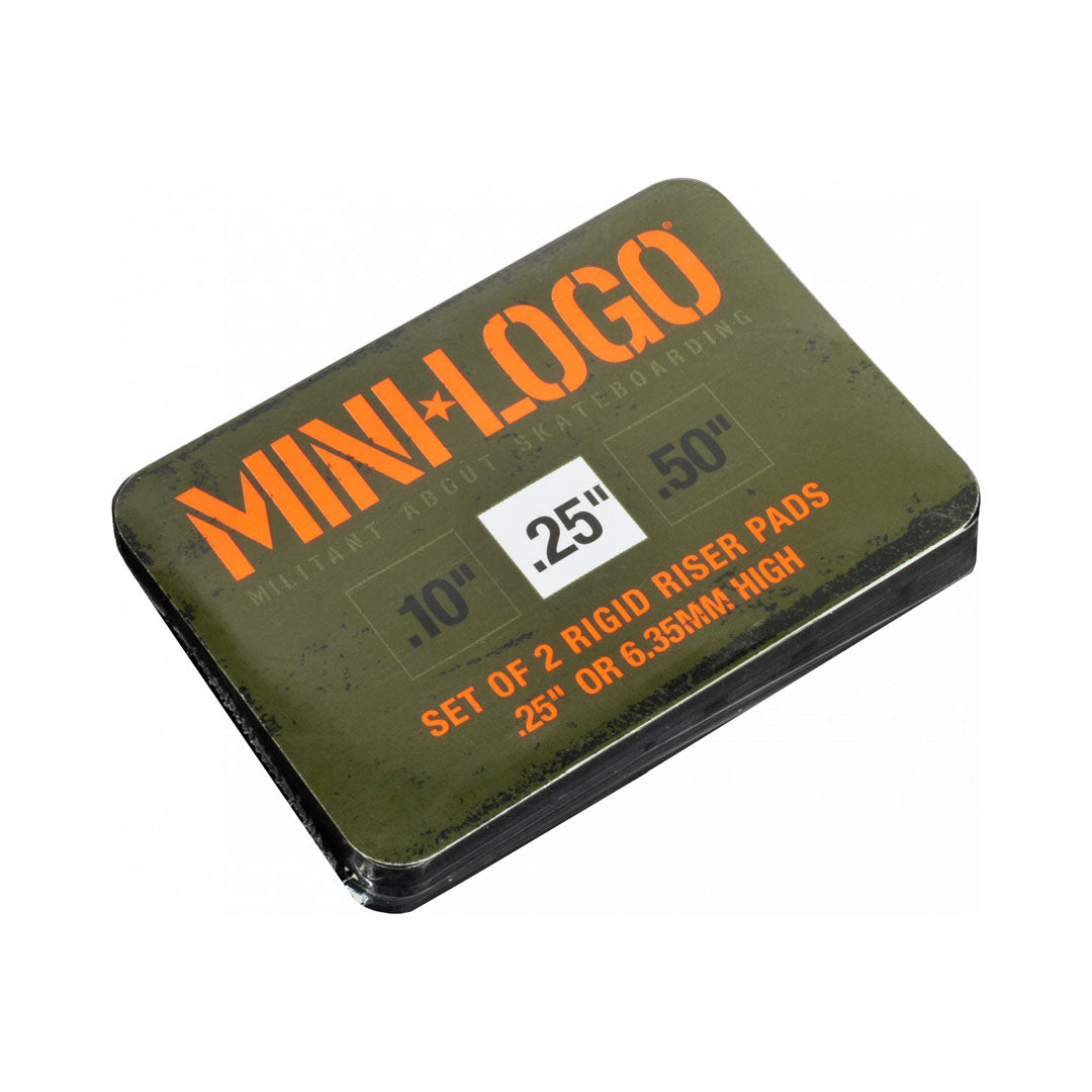 MINI LOGO(ミニロゴ)| RISER PADS 0.25 2PK | スノーボード・スケートボードのTACTICS JAPAN