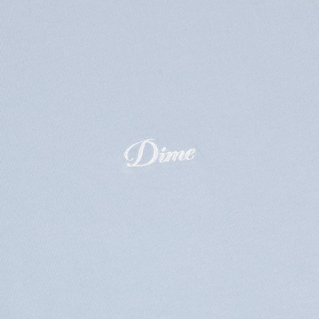 DIME MTL (ダイム モントリオール) | CURSIVE SMALL LOGO T-SHIRT - BLUE FOG | スノーボード・スケートボードのTACTICS JAPAN