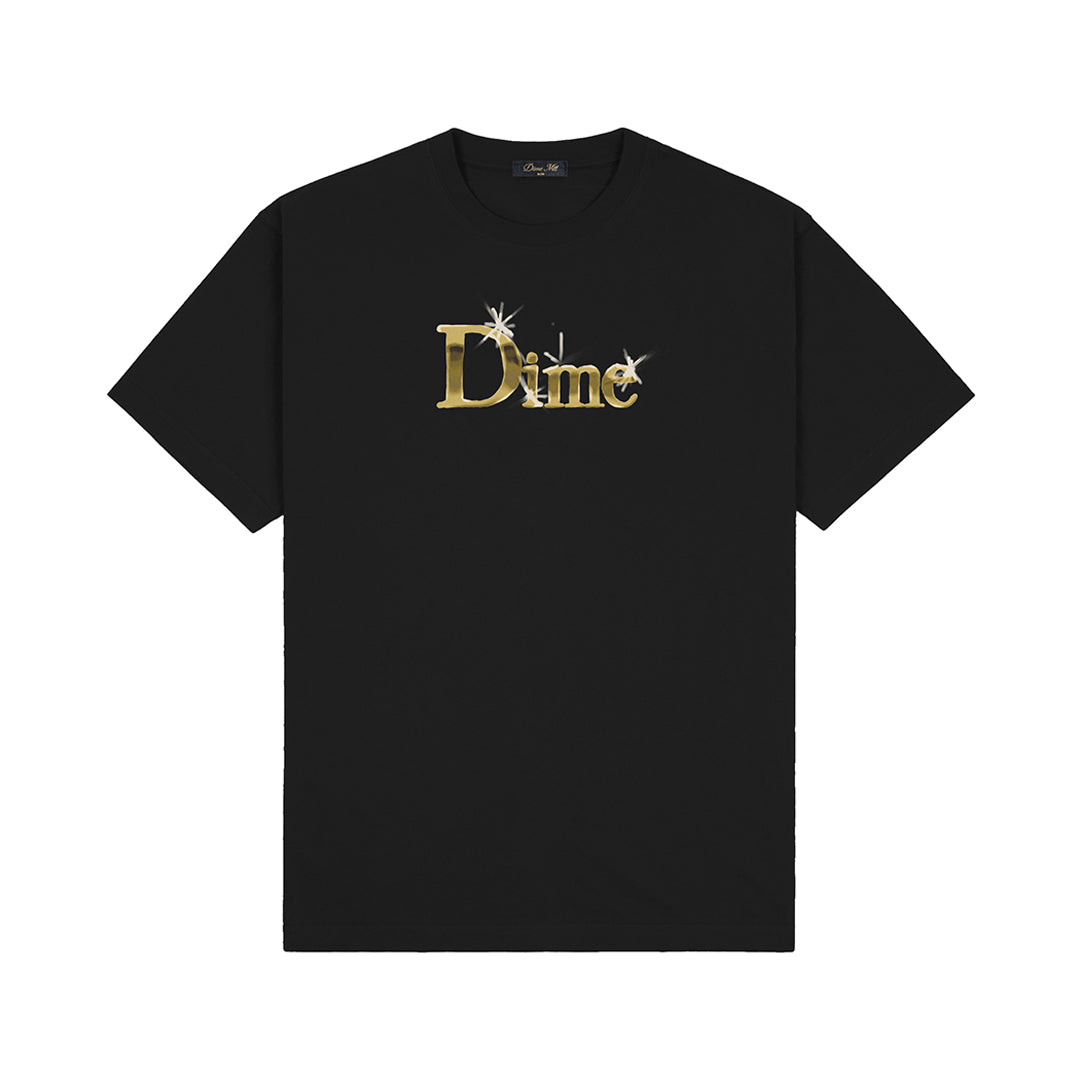 DIME MTL(ダイム モントリオール)| CLASSIC SHINY T-SHIRT / BLACK | スノーボード・スケートボードのTACTICS JAPAN
