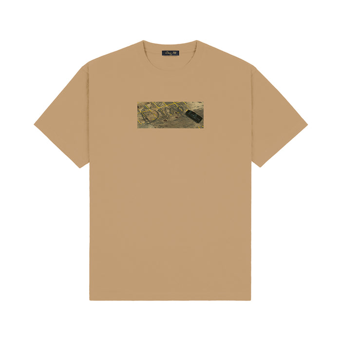 DIME MTL(ダイム モントリオール)| SKID T-SHIRT / SEPIA | スノーボード・スケートボードのTACTICS JAPAN