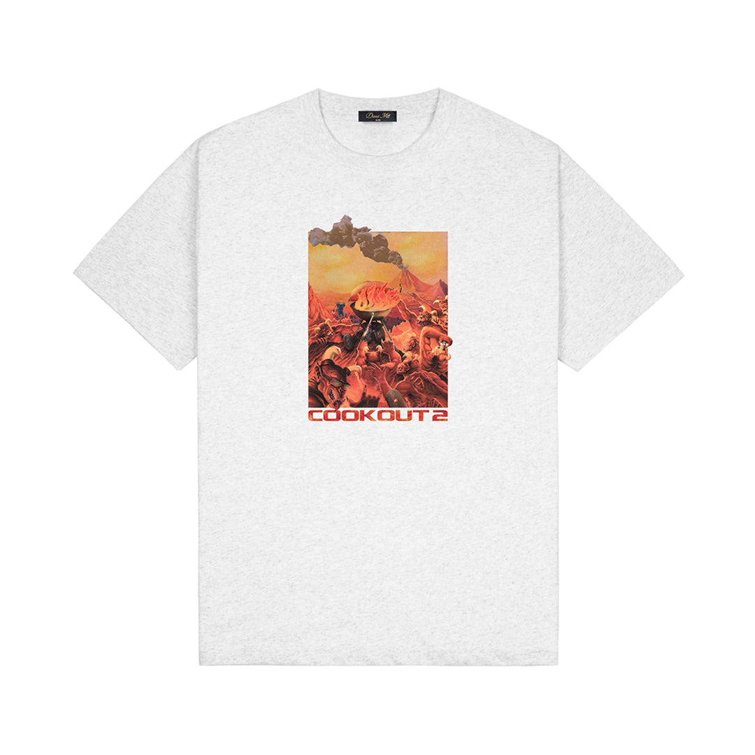 DIME MTL(ダイム モントリオール)| COOK OUT 2 T-SHIRT / ASH | スノーボード・スケートボードのTACTICS JAPAN