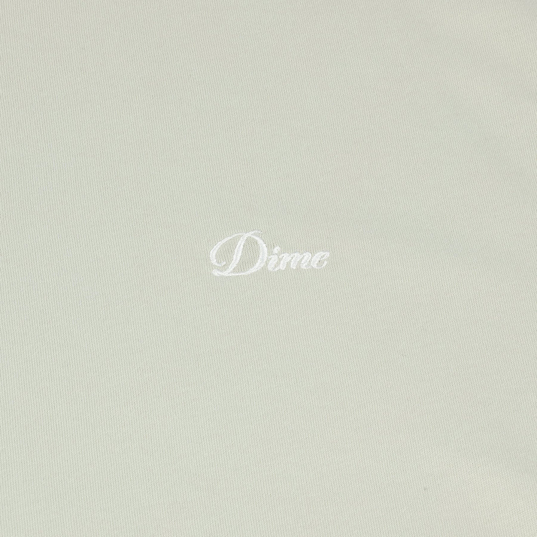 DIME MTL(ダイム モントリオール)| CURSIVE SMALL LOGO T-SHIRT - CHARCOAL MOSS | スノーボード・スケートボードのTACTICS JAPAN
