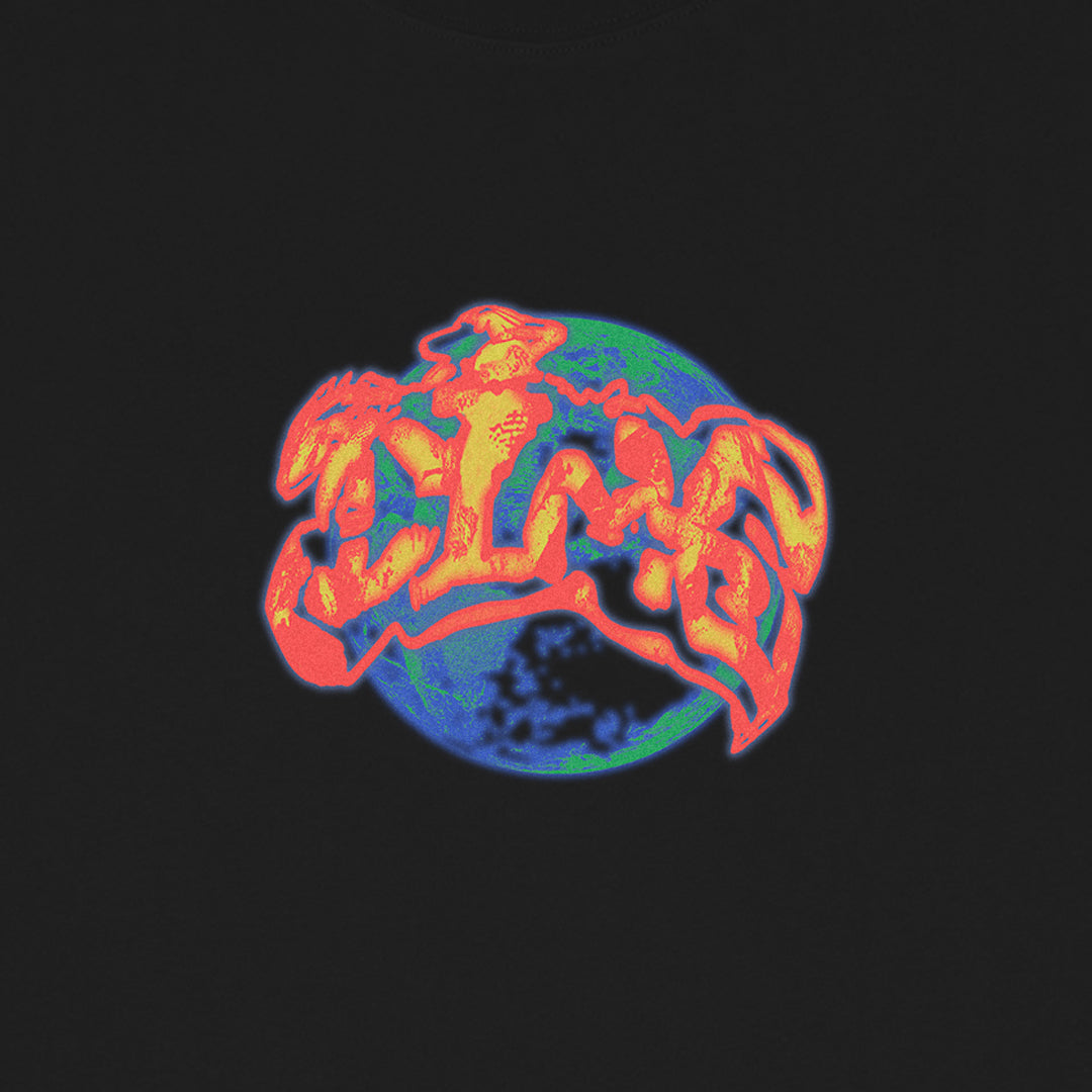 DIME MTL(ダイム モントリオール)| GLOBAL T-SHIRT / BLACK | スノーボード・スケートボードのTACTICS JAPAN