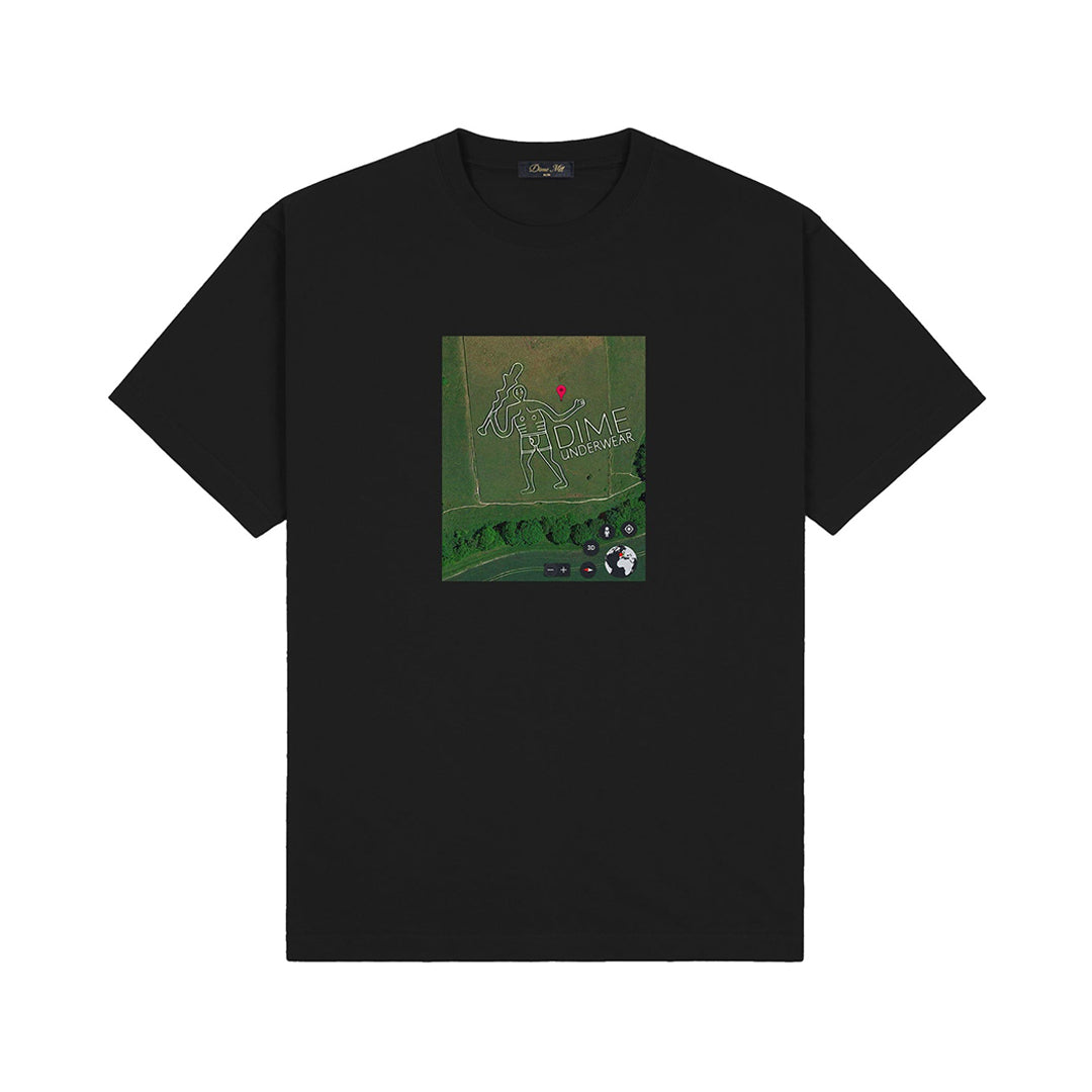 DIME MTL(ダイム モントリオール)| GPS T-SHIRT / BLACK | スノーボード・スケートボードのTACTICS JAPAN
