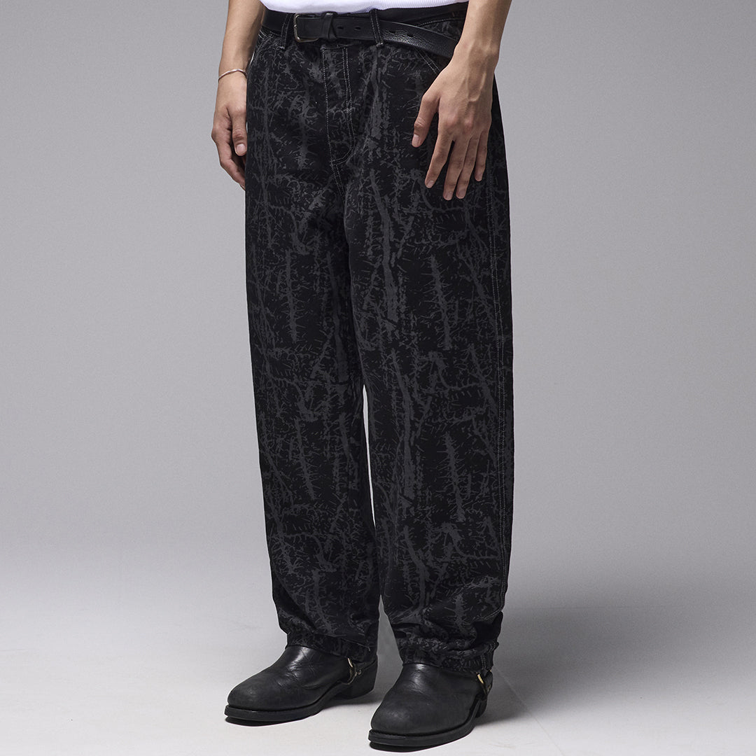 FORMER(フォーマー) | TURMOIL DISTEND PANT / BLACK | スノーボード・スケートボードのTACTICS JAPAN