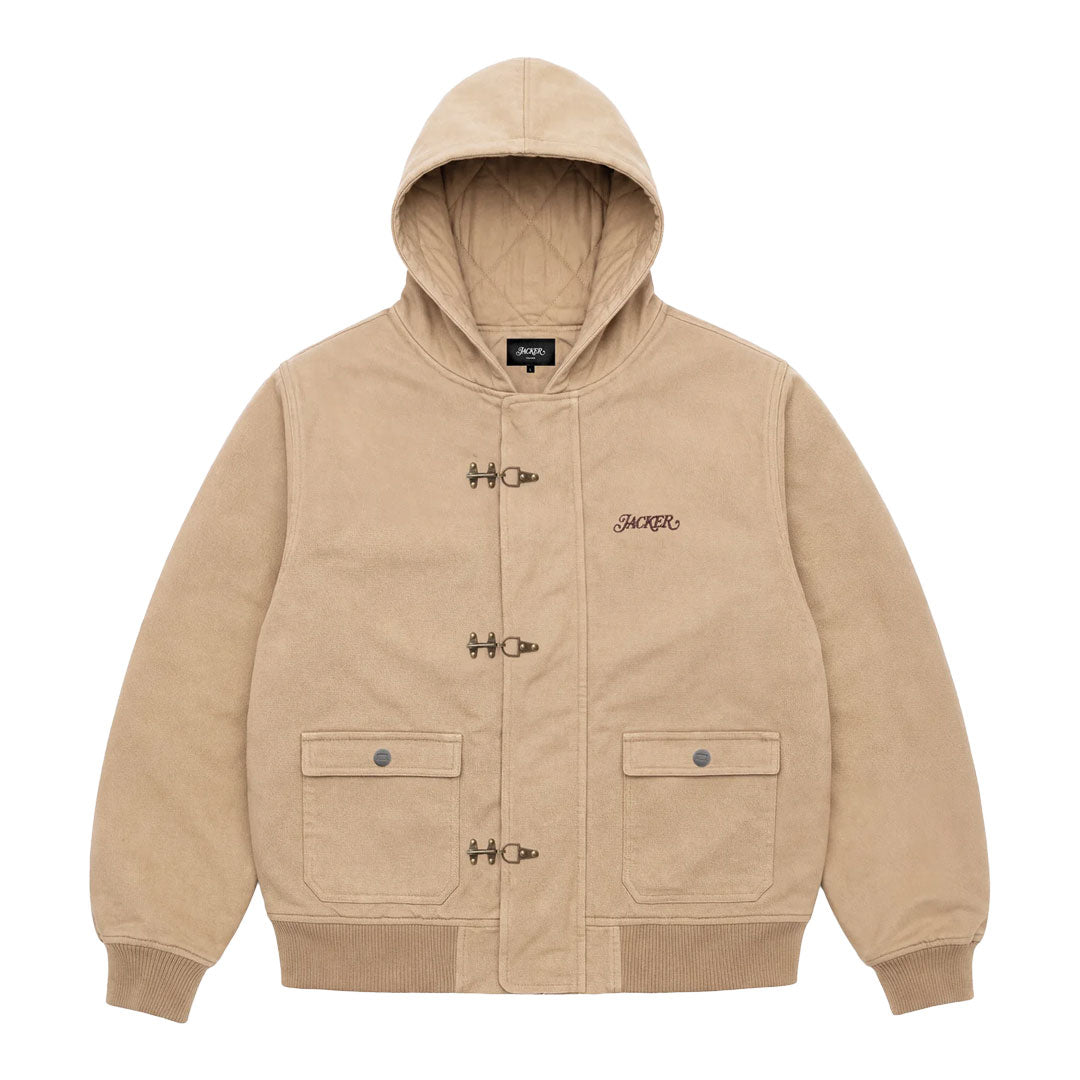 JACKER(ジャッカー)| TURNOUT HOODED JACKET / BROWN | スノーボード・スケートボードのTACTICS JAPAN