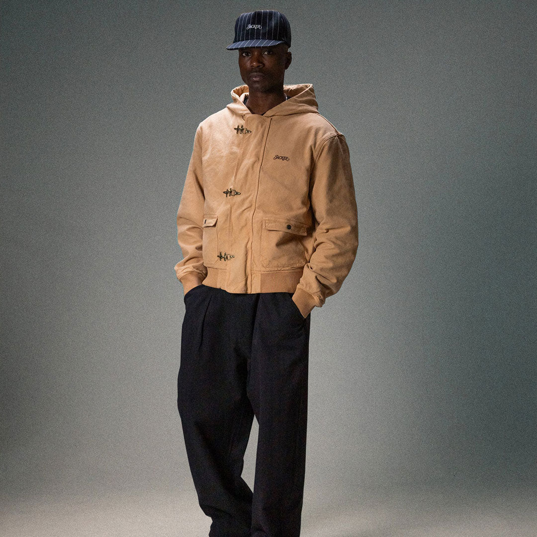 JACKER(ジャッカー)| TURNOUT HOODED JACKET / BROWN | スノーボード・スケートボードのTACTICS JAPAN