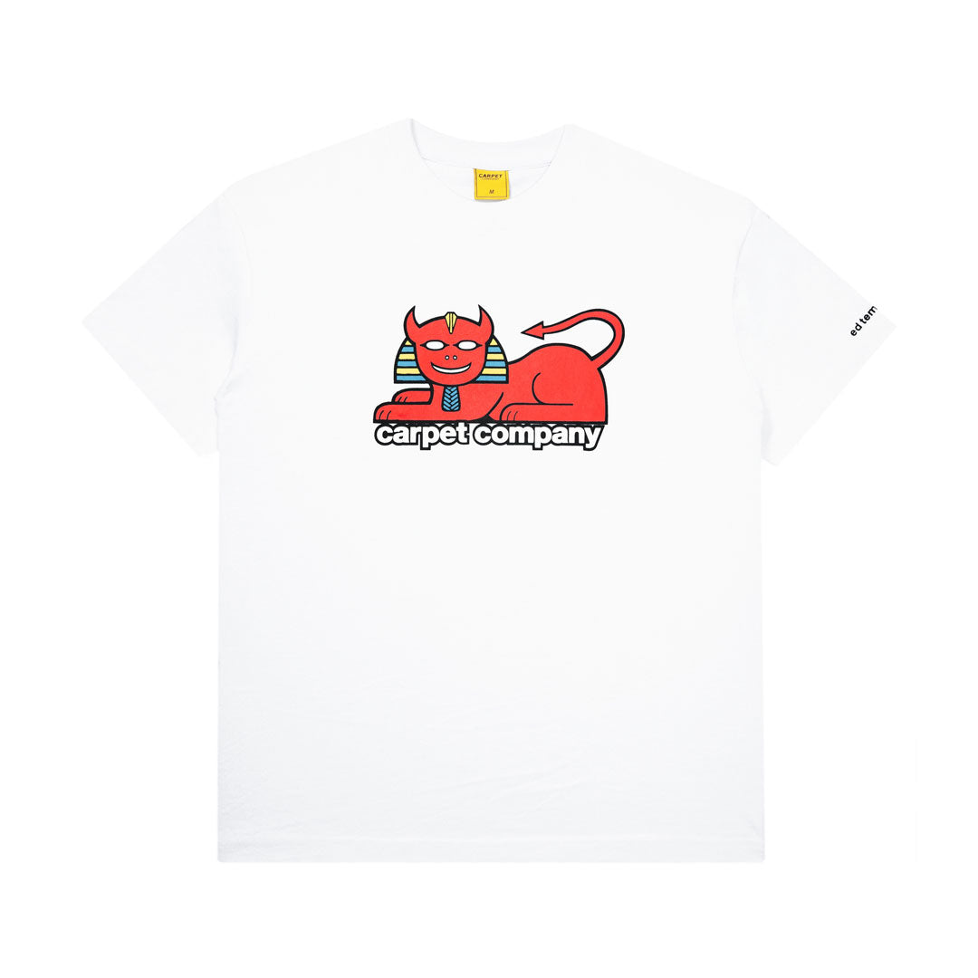 CARPET COMPANY(カーペット カンパニー)| TEMPLETON GUEST PRO TEE / WHITE | スノーボード・スケートボードのTACTICS JAPAN